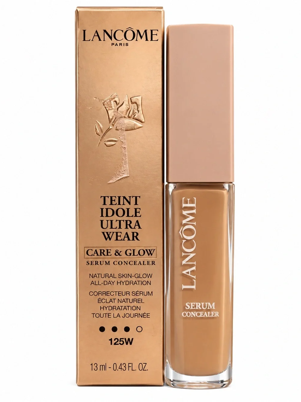 Lancôme Teint Idole Ultra Wear Care + Glow Serum Concealer in: 125W - NEW